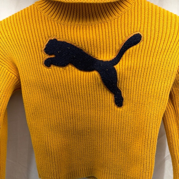 Puma Golden Yellow Turtleneck Sweater - Picture 2 of 4
